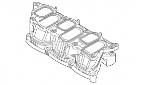 Intake manifold upper part Kia Sorento 16-20 3.3