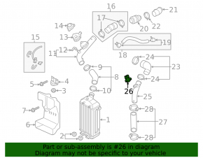 Boost Pressure Sensor Hyundai Tucson 16-18 1.6T