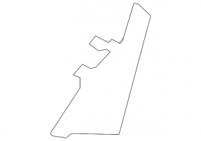 Door plug triangle inner rear left Chevrolet Bolt EV 22-23 black
