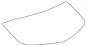 Rear glass trunk door Buick Encore 13-19