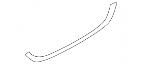 Rear bumper trim upper BMW 4 F36 15-20 Gran Coupe