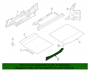 BMW 4 G22 21-26 trunk opening trim