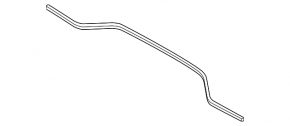 Rear hood seal BMW X5 F15 14-18 on the wiper grille