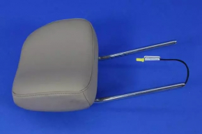 Front left headrest for Jeep Grand Cherokee WK2 14-22, beige leather, ready to clean