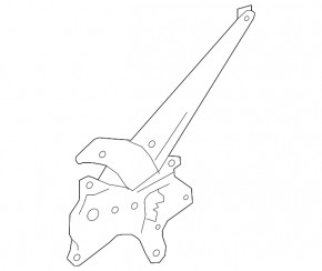 Rear left window lifter with motor for Toyota Rav4 2013-2018