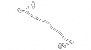 Air conditioning pipe Audi Q7 4L 10-15