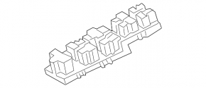 Toyota Camry v70 18-24 large underhood relay block
