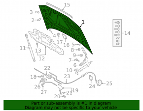 Audi Q3 19-24 steel hood