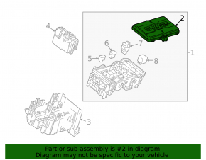 Chevrolet Malibu 18-19 1.5 Underhood Fuse Box Cover