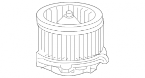 Chevrolet Equinox 20-24 heater fan motor