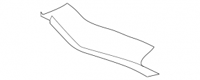 Left Trunk Door Trim Subaru Impreza 5d 17-23