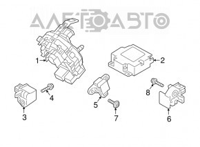Module srs airbag computer airbags Hyundai Elantra AD 17-18 dorest