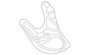 Front subframe bracket left Porsche Macan 15-18