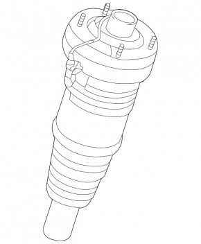 Front left air shock absorber for Porsche Macan 19-26