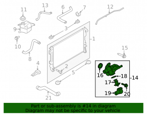 Thermostat housing Ford Flex 09-12 prerest