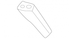 Upper right tailgate shock absorber bracket for Porsche Cayenne 19-26 electric