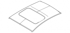 Metal roof Ford Fiesta 11-19 5d under the hatch