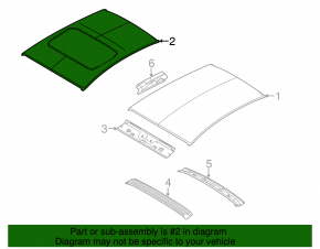 Metal roof Ford Fiesta 11-19 5d under the hatch