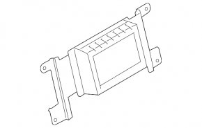 Ford Mustang mk6 15-19 small display without control panel