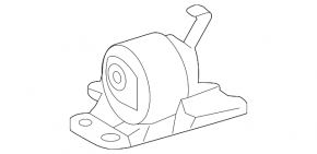 Left engine mount for Toyota RAV4 19-25 2.5