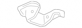 Rear beam bracket right Chevrolet Volt 11-15