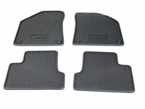 Carpet interior front left Jeep Cherokee KL 14- black, rubber