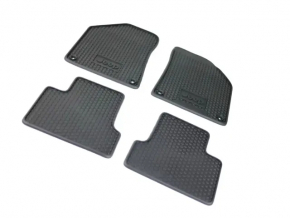 Carpet interior front left Jeep Cherokee KL 14- black, rubber