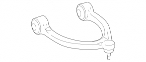 Upper control arm front right Mercedes W221 RWD