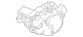 Rear left door lock Volvo XC60 10-17