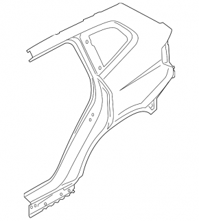 Quarter wing rear right BMW X7 G07 19-