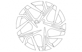 Wheel disk R17 Hyundai Sonata 20- SEL, light curb