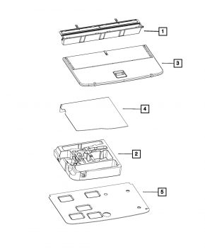 Trunk box Fiat 500L 14-17 Lounge