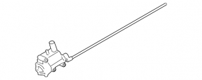 Fuel filler flap lock BMW 5 F10 11-16