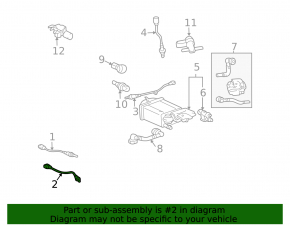 Second rear lambda probe for Lexus ES300 ES330