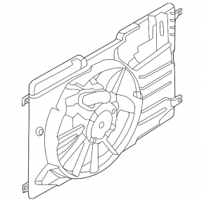 Radiator Shroud Diffuser Assembly for Ford Escape MK3 13-16 2.0T