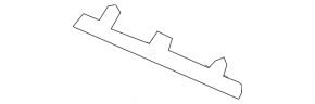Front bumper mount left Ford Escape MK4 20- mount broken