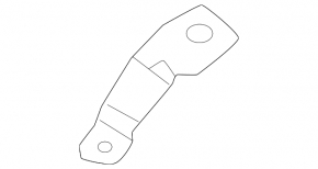 Left radiator grill bracket for Mazda CX-50 23-25