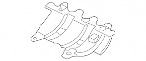 Oil deflector VW Jetta 11-18 USA 1.4T