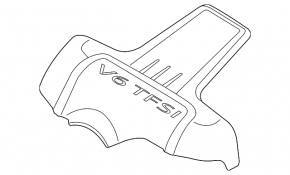 Front engine cover Audi A6 C7 12-15 3.0T