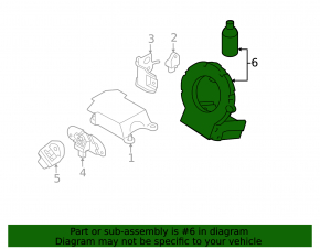 Steering Angle Sensor Subaru Forester 14-18 SJ 5 Pins