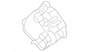 Actuator motor for the heater air conditioner in a Nissan Rogue 23-26