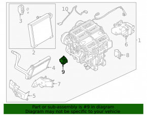 Actuator motor for the heater air conditioner in a Nissan Rogue 23-26