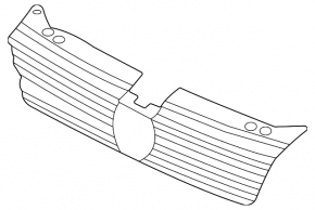 Radiator grill grill VW Taos 22-24 S, SE