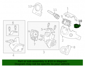 Right steering column switch for Honda Accord 13-17
