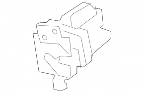 Rear left door lock Audi Q7 16-19