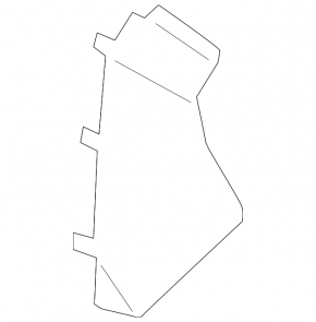 Audi A6 C8 19-25 right side panel trim, dark gray