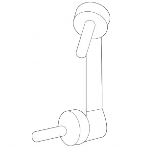 Rear right stabilizer link Nissan Murano z51 09-14 FWD