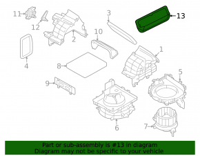 Subaru Forester 25-26 heater air intake