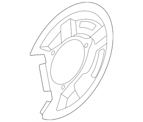 Rear left brake disc cover Hyundai Ioniq 5 22-24