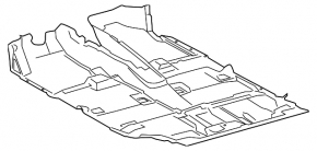 Toyota Rav4 13-18 hybrid black floor covering